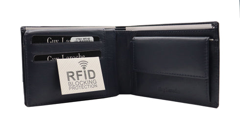 Δερμάτινο Πορτοφόλι Guy Laroche 37901 μπλε